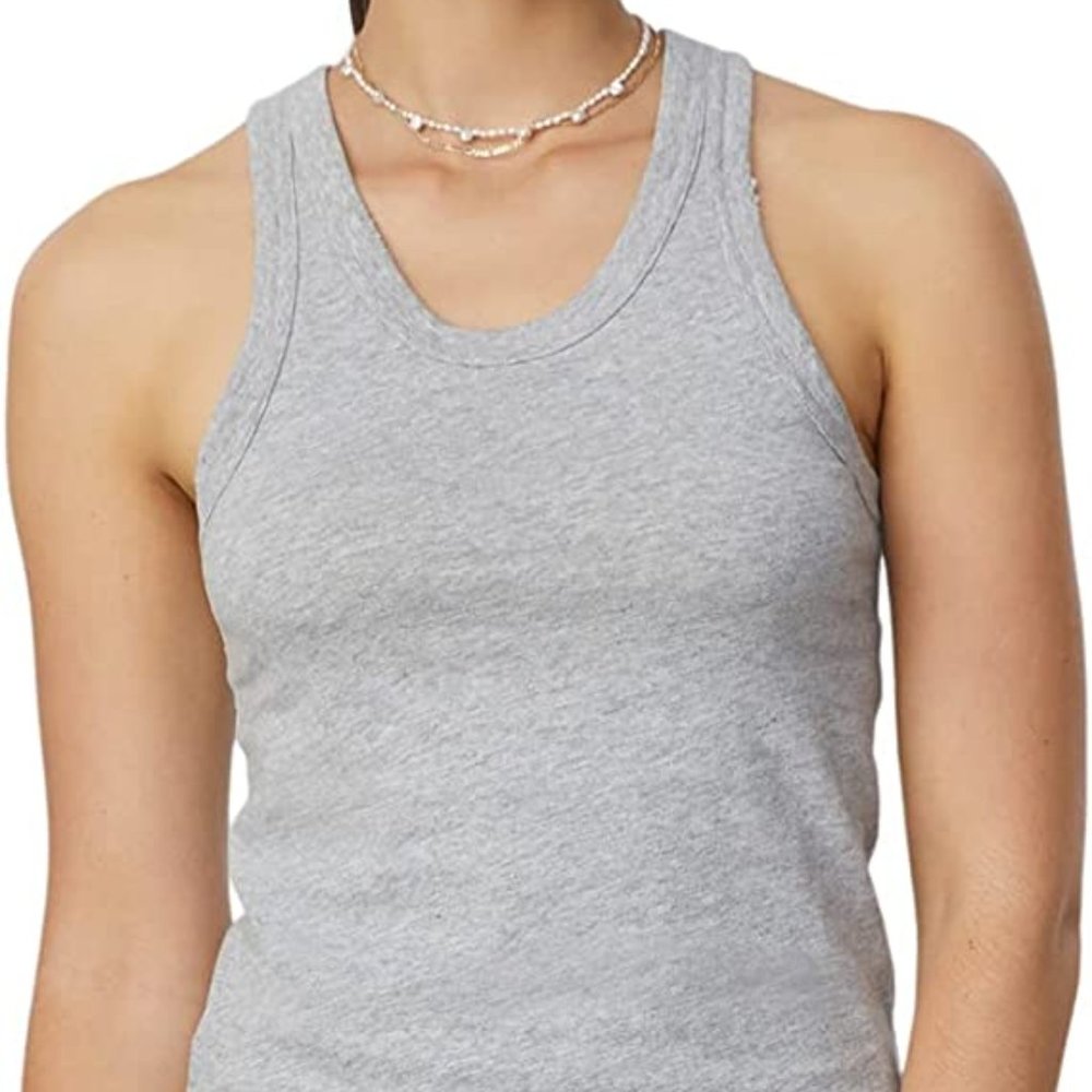 Bandier x Sincerely Jules Willow Scoop Neck Distressed Tank